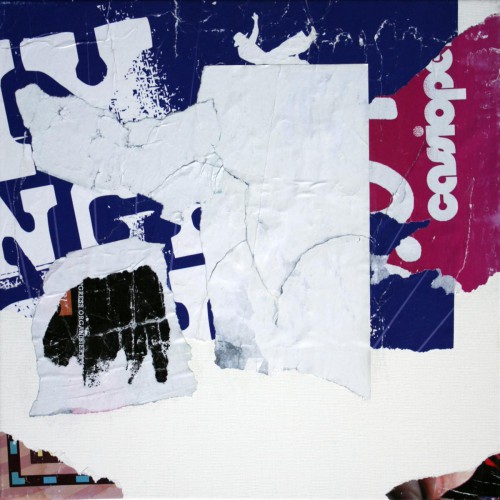 Wild West, 
30x30cm, 
Collage auf Leinwand, 2012